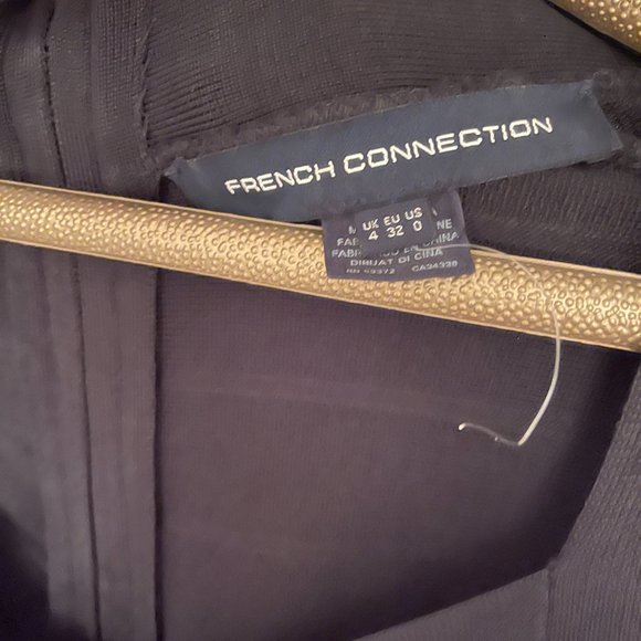 Black French Connection cocktail dress- size 0 - Picture 3 of 3